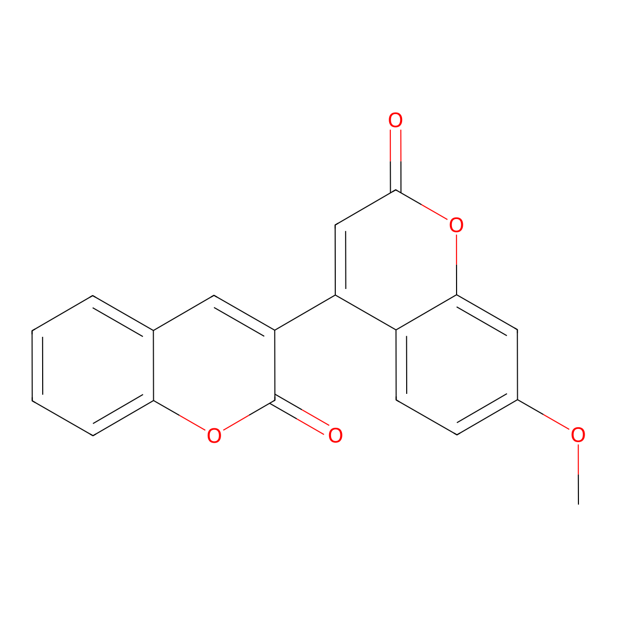 7-Methoxy-4-(2-oxochromen-3-yl)chromen-2-one molecular structure, CAS 855774-16-2