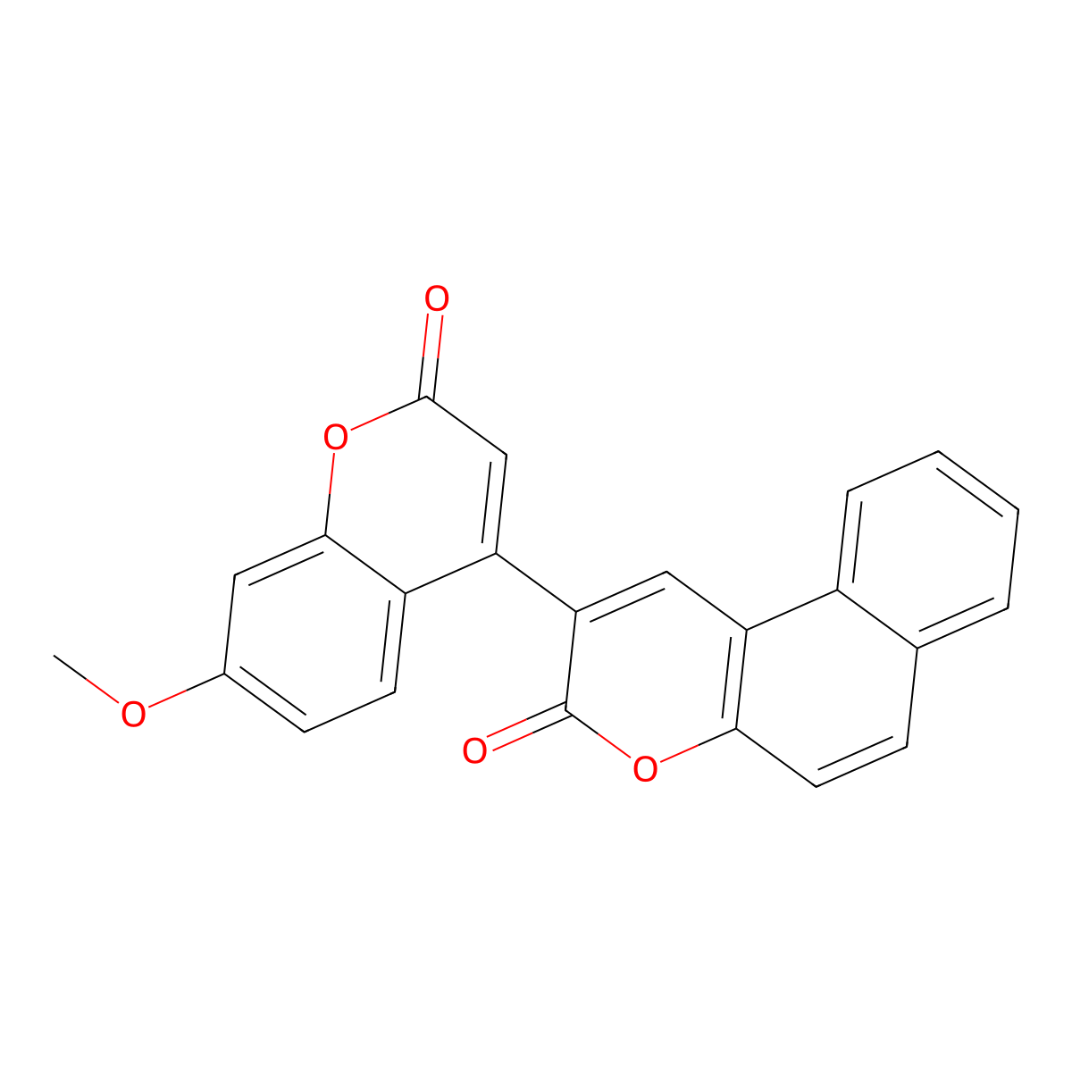 2-(7-Methoxy-2-oxochromen-4-yl)benzo[f]chromen-3-one molecular structure, CAS 855774-19-5