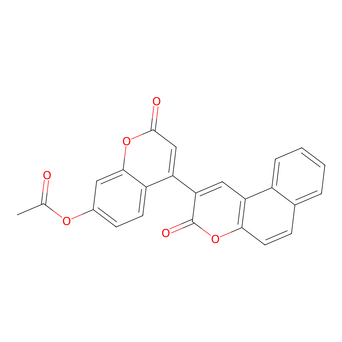 2-oxo-4-(3-oxo-3H-benzo[f]chromen-2-yl)-2H-chromen-7-yl acetate molecular structure, CAS 855774-24-2