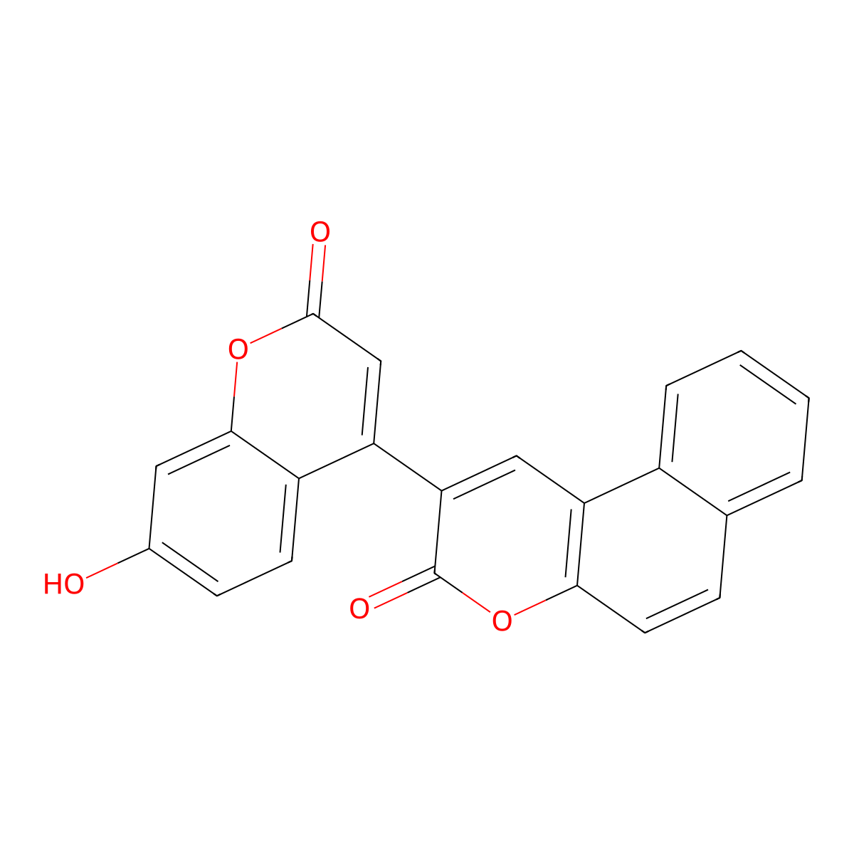 2-(7-Hydroxy-2-oxochromen-4-yl)benzo[f]chromen-3-one molecular structure, CAS 855774-38-8