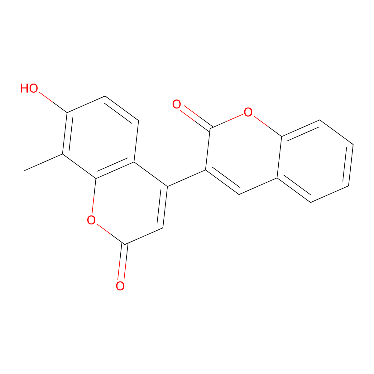 7-Hydroxy-8-methyl-4-(2-oxochromen-3-yl)chromen-2-one molecular structure, CAS 855774-39-9