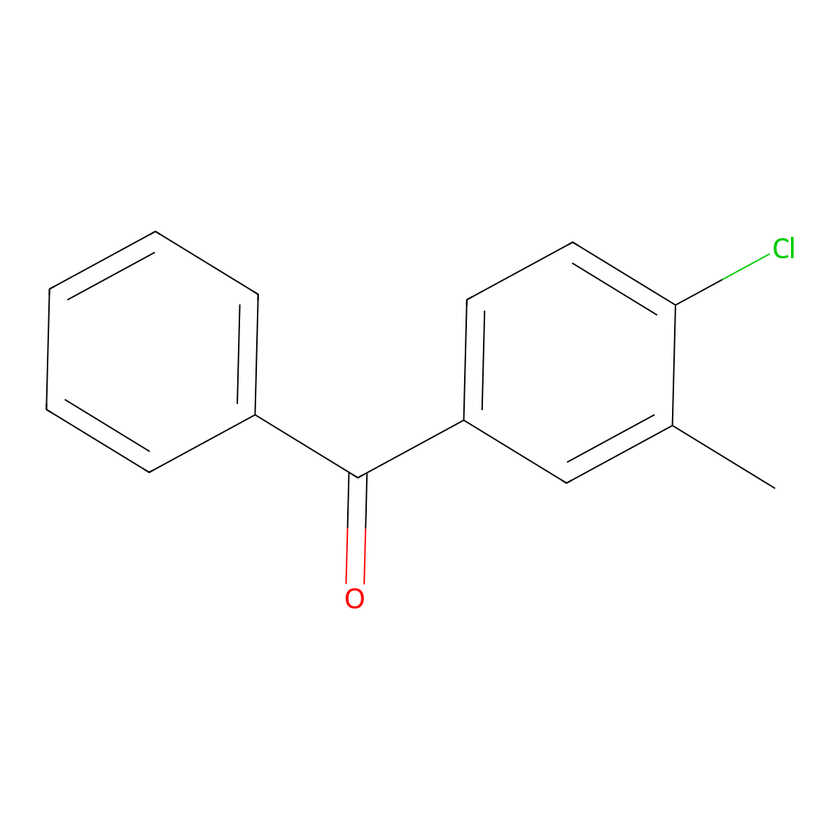 (4-Chloro-3-methylphenyl)(phenyl)methanone molecular structure, CAS 85588-36-9