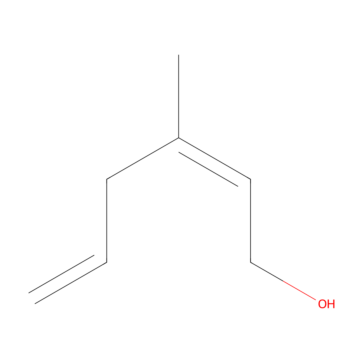 3-Methylhexa-2,5-dien-1-ol molecular structure, CAS 855905-85-0