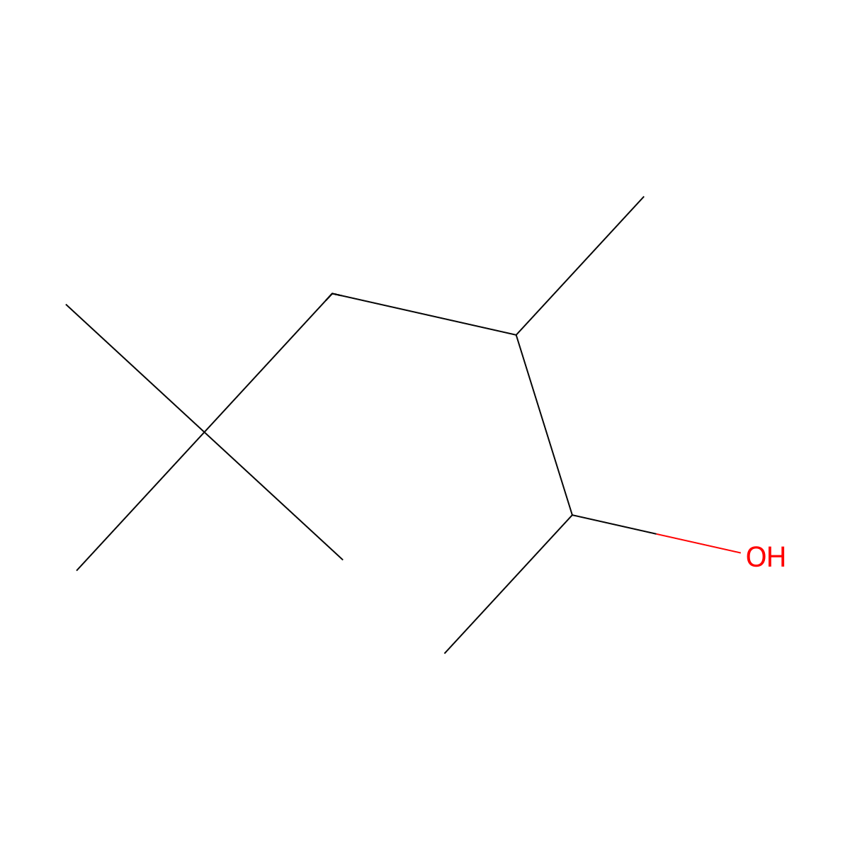 3,5,5-Trimethylhexan-2-ol molecular structure, CAS 855919-03-8