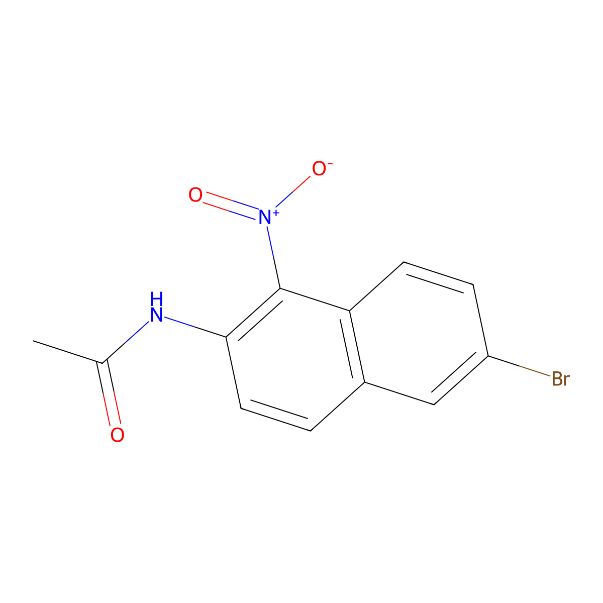 N-(6-Bromo-1-nitro-2-naphthyl)acetamide molecular structure, CAS 855930-17-5