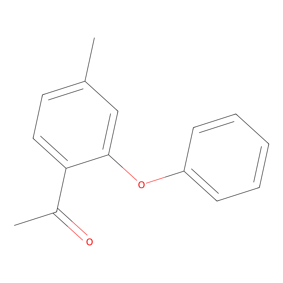 1-(4-Methyl-2-phenoxyphenyl)ethanone molecular structure, CAS 855938-99-7