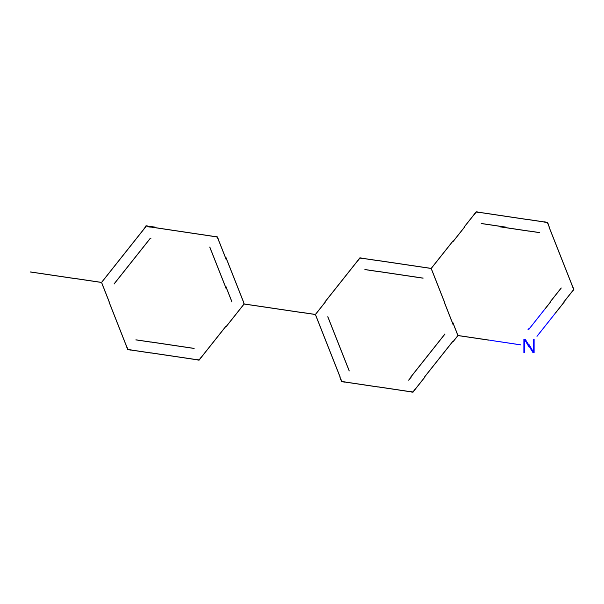 6-(p-Tolyl)quinoline molecular structure, CAS 856007-25-5