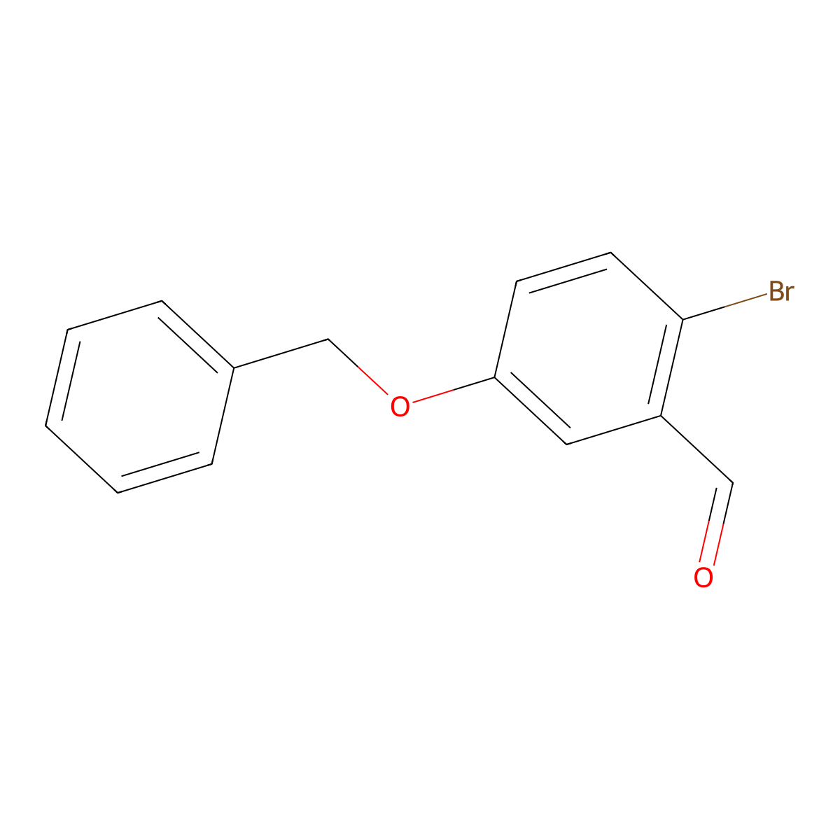5-(Benzyloxy)-2-bromobenzaldehyde molecular structure, CAS 85604-06-4