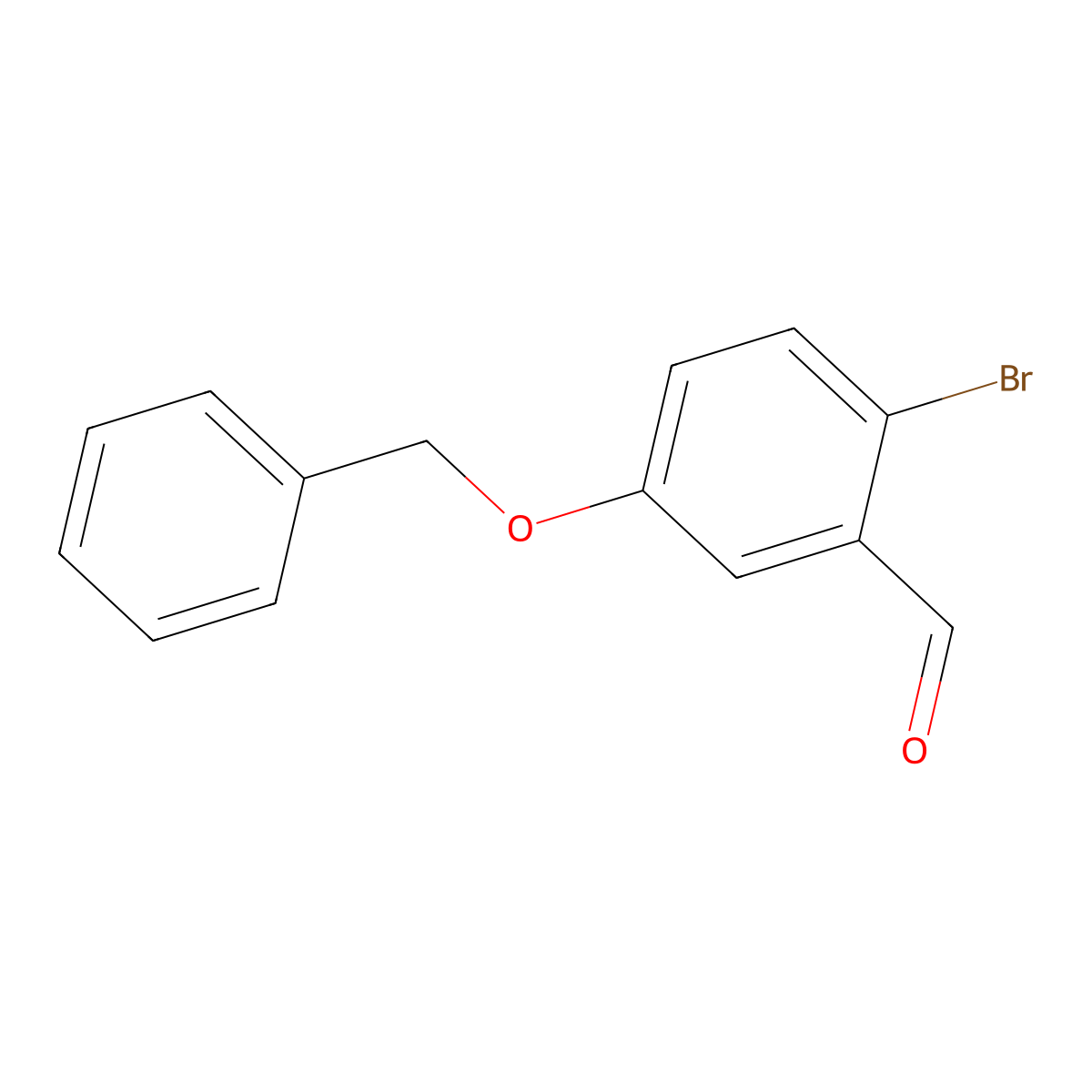 5-(Benzyloxy)-2-bromobenzaldehyde molecular structure, CAS 85604-06-4