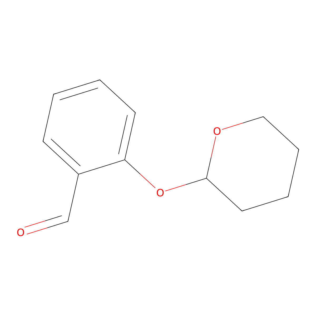 2-[(Oxan-2-yl)oxy]benzaldehyde molecular structure, CAS 85604-67-7