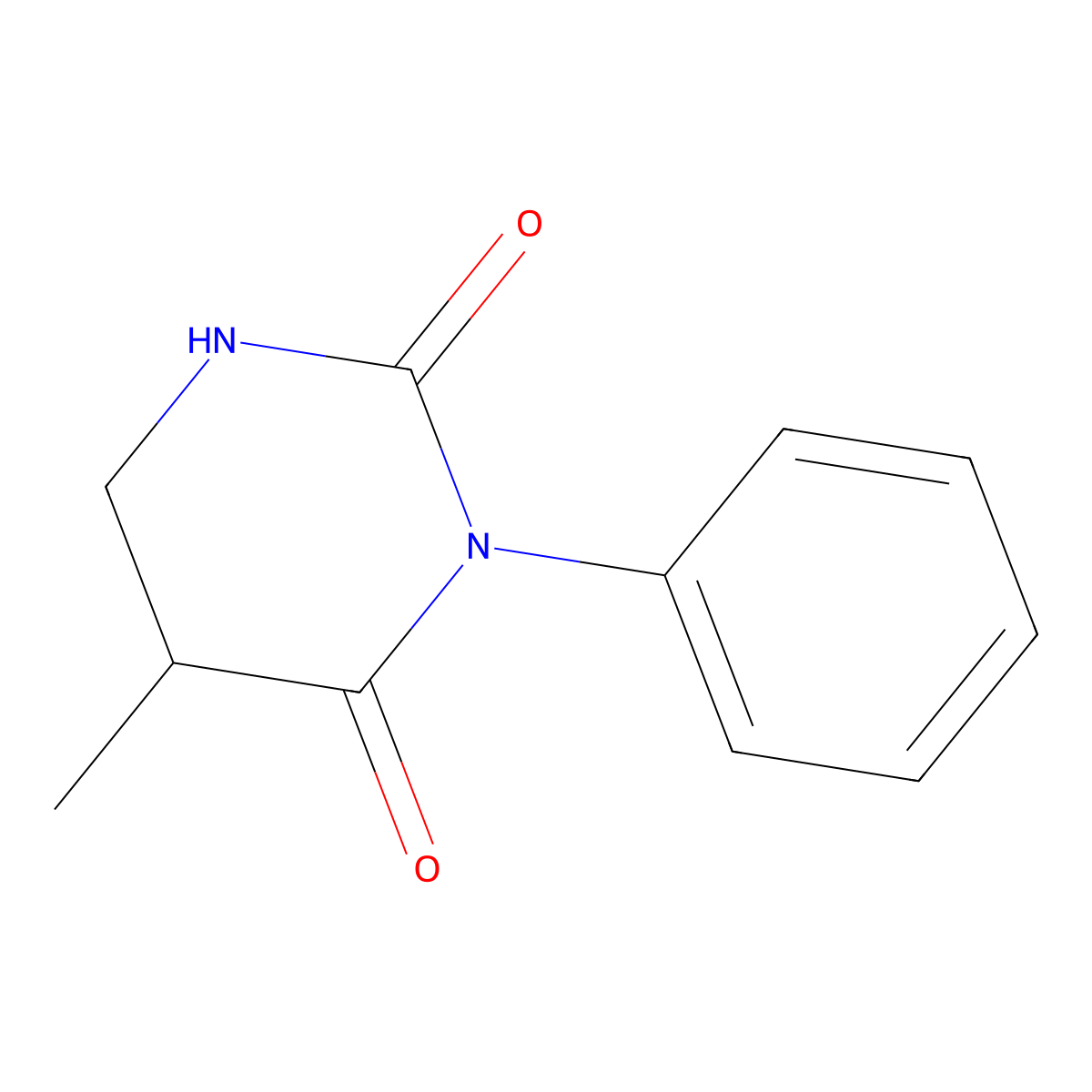 5-Methyl-3-phenyl-1,3-diazinane-2,4-dione molecular structure, CAS 85606-74-2