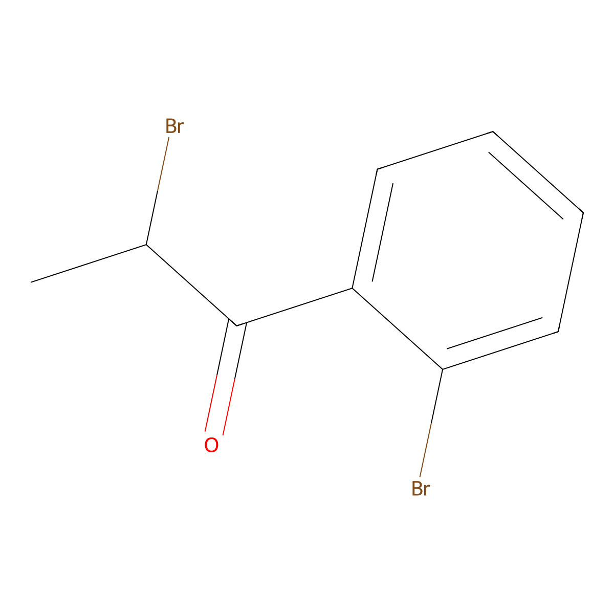 2-Bromo-1-(2-bromophenyl)propan-1-one molecular structure, CAS 856072-96-3