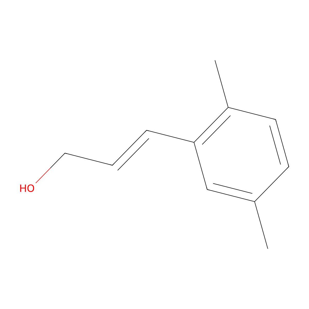 3-(2,5-Dimethylphenyl)prop-2-en-1-ol molecular structure, CAS 856078-70-1