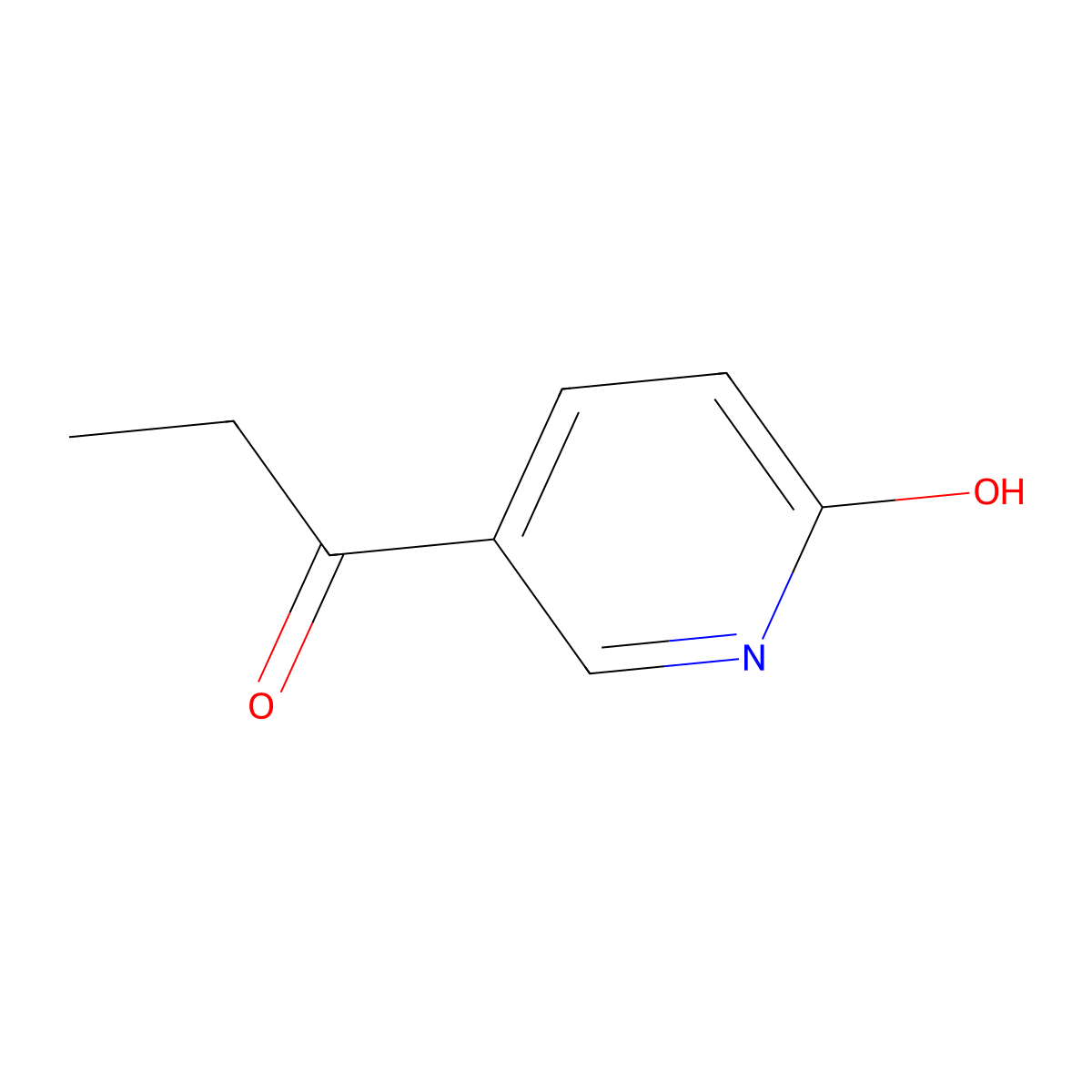 5-Propionylpyridin-2(1H)-one molecular structure, CAS 856081-49-7