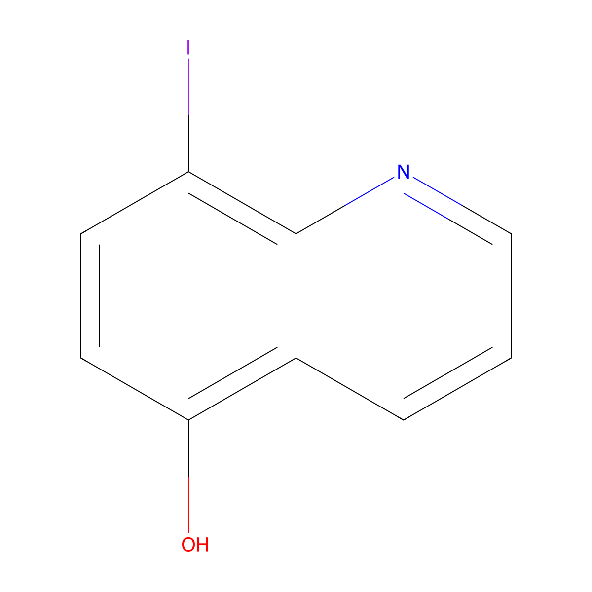 8-Iodoquinolin-5-ol molecular structure, CAS 856083-17-5