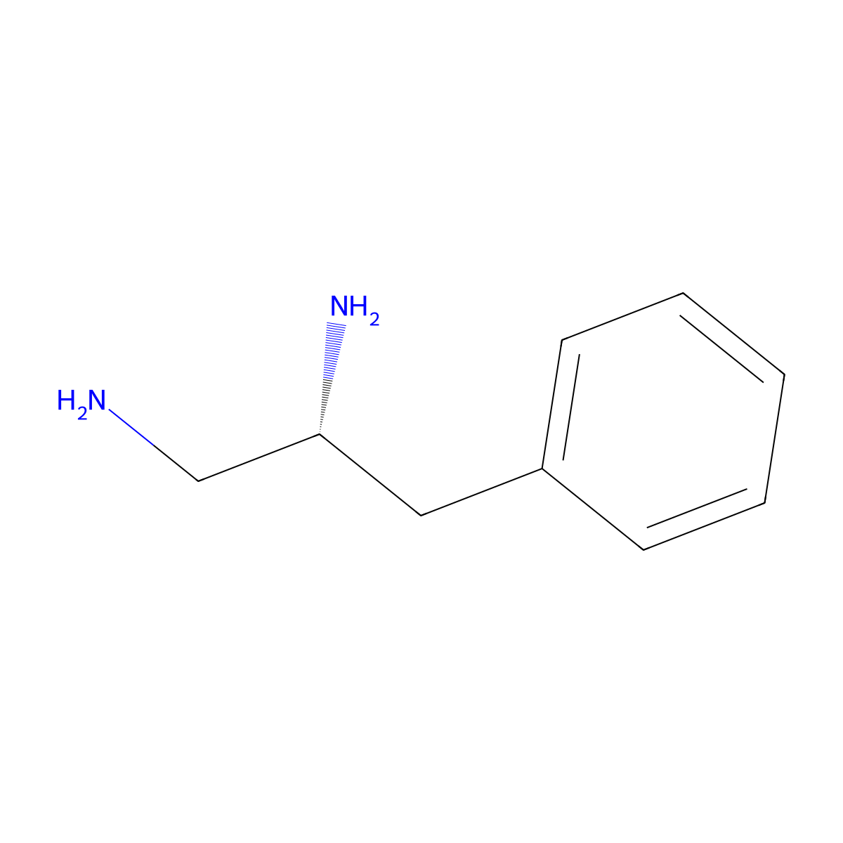 (2R)-3-Phenylpropane-1,2-diamine molecular structure, CAS 85612-59-5