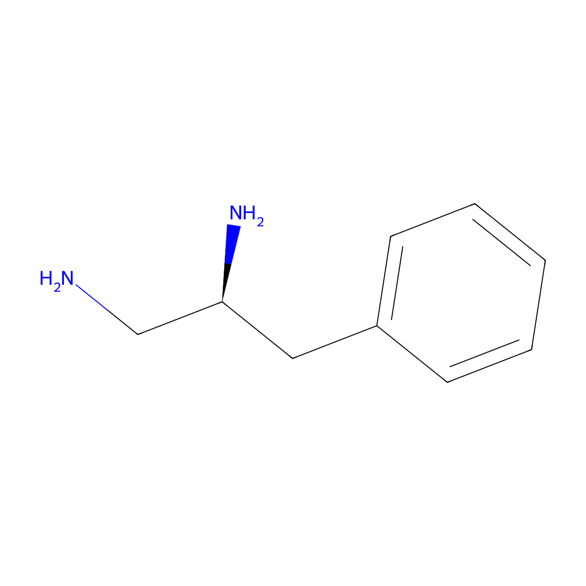 (2S)-3-Phenylpropane-1,2-diamine molecular structure, CAS 85612-60-8