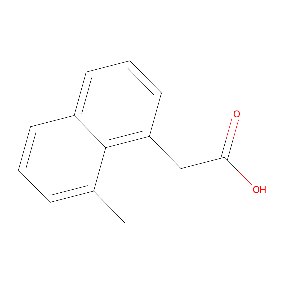 1-Methylnaphthalene-8-acetic acid molecular structure, CAS 85616-44-0