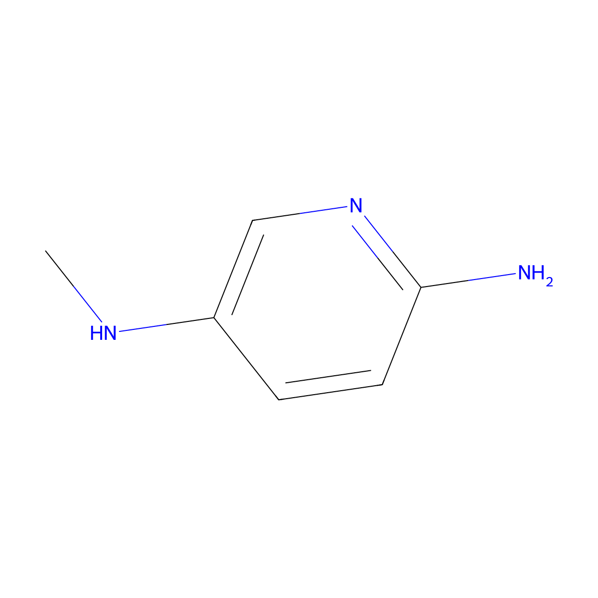 N5-Methylpyridine-2,5-diamine molecular structure, CAS 856169-89-6