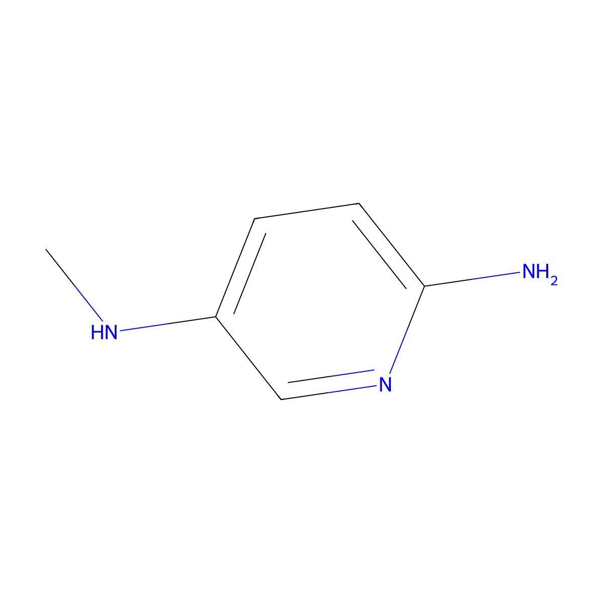 N5-Methylpyridine-2,5-diamine molecular structure, CAS 856169-89-6