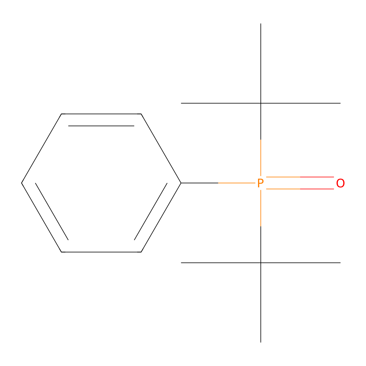Di-tert-butyl(phenyl)phosphine oxide molecular structure, CAS 85617-56-7