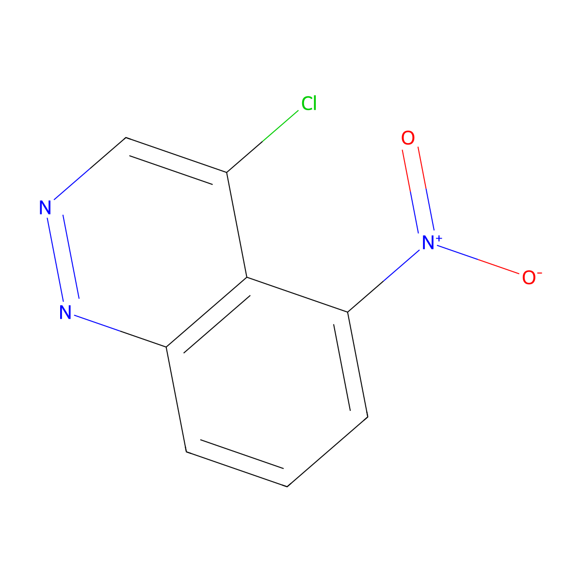 4-Chloro-5-nitrocinnoline molecular structure, CAS 856179-09-4