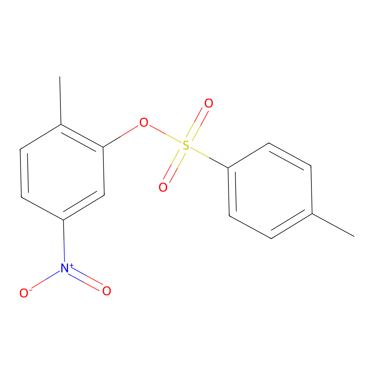 2-Methyl-5-nitrophenyl 4-methylbenzene-1-sulfonate molecular structure, CAS 856195-64-7