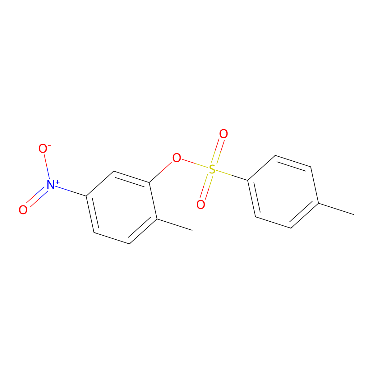 2-Methyl-5-nitrophenyl 4-methylbenzene-1-sulfonate molecular structure, CAS 856195-64-7