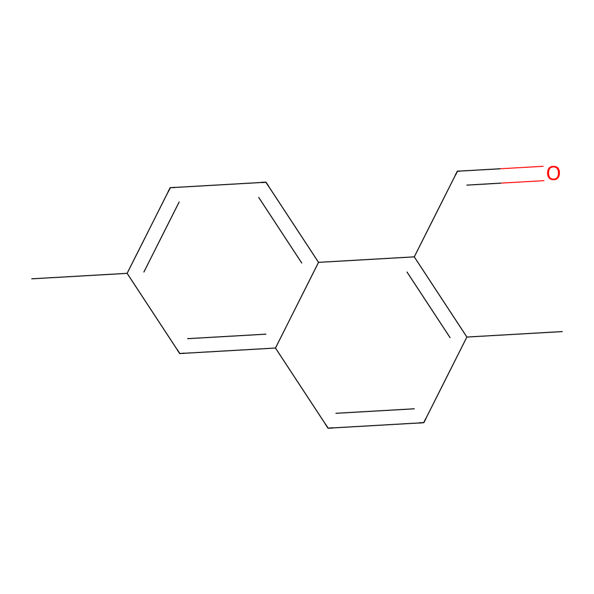 2,6-Dimethyl-1-naphthaldehyde molecular structure, CAS 856203-51-5