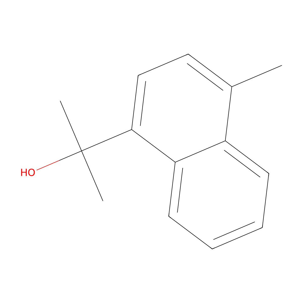 2-(4-Methylnaphthalen-1-yl)propan-2-ol molecular structure, CAS 856206-04-7