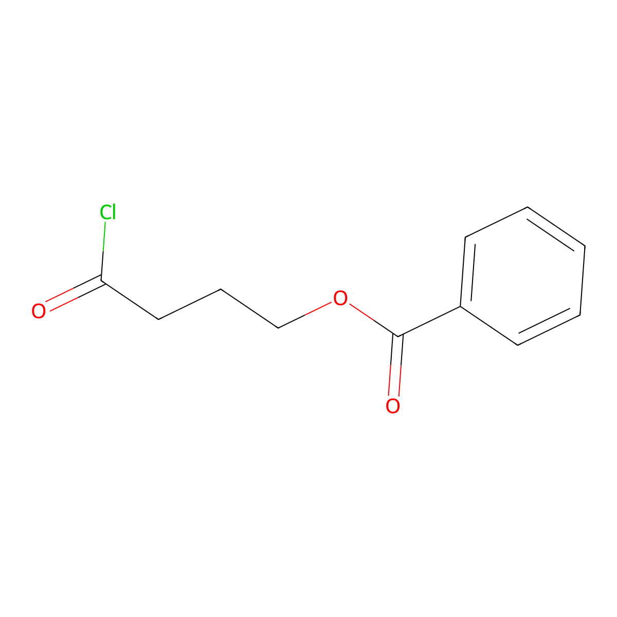 4-Chloro-4-oxobutyl benzoate molecular structure, CAS 856227-66-2