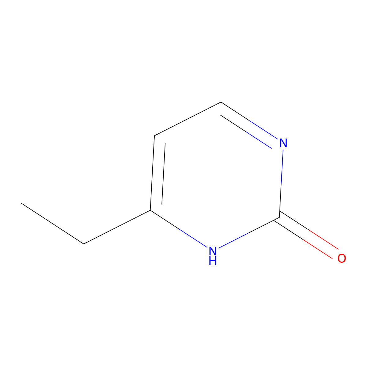 4-Ethyl-2-pyrimidinol molecular structure, CAS 856289-67-3