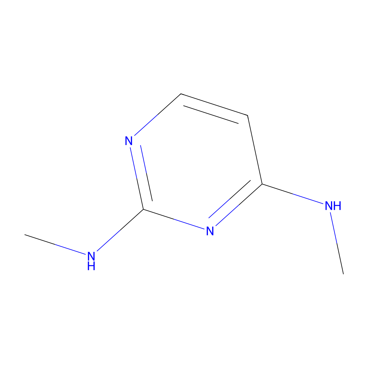 N2,N4-Dimethylpyrimidine-2,4-diamine molecular structure, CAS 856289-68-4