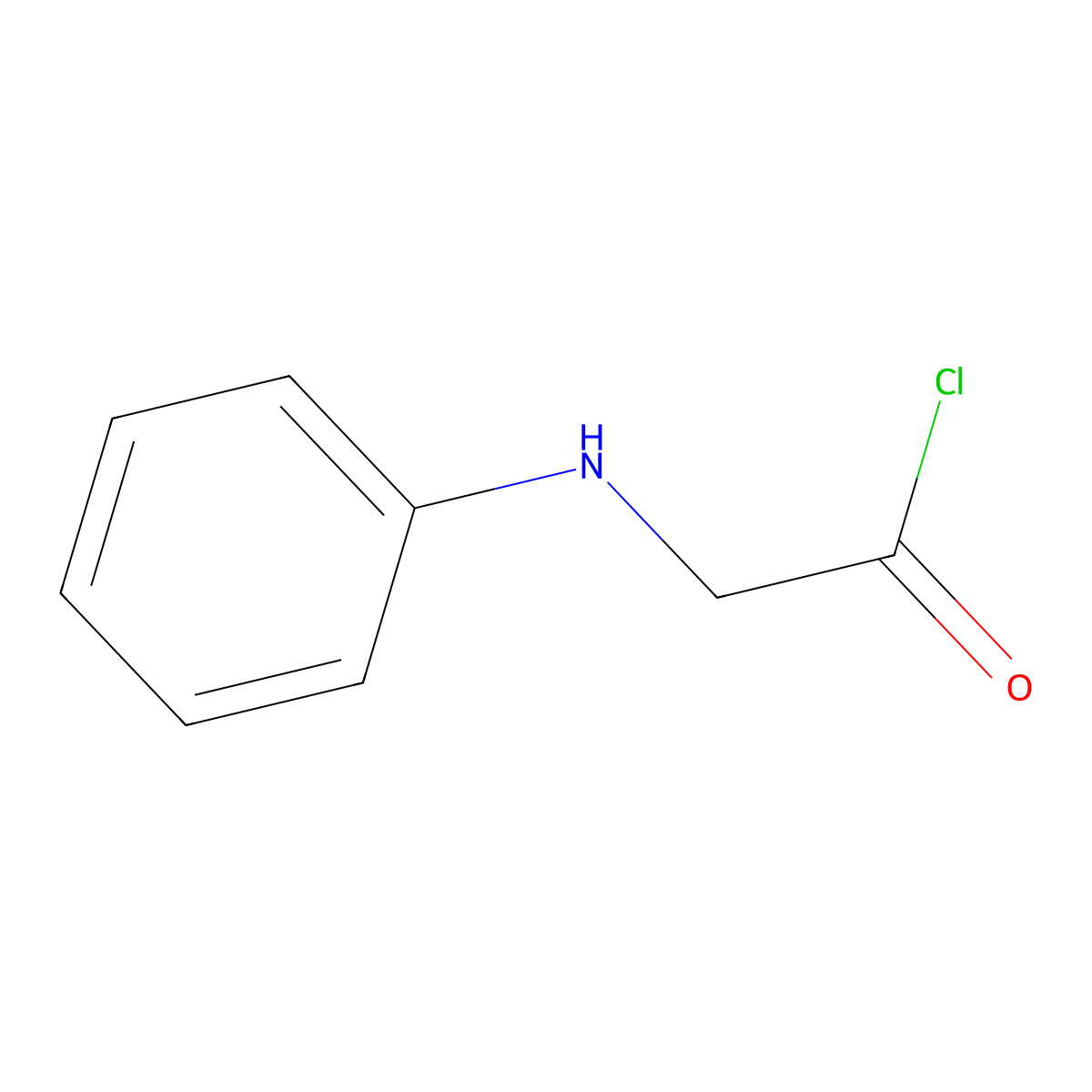 2-(Phenylamino)acetyl chloride molecular structure, CAS 85630-85-9