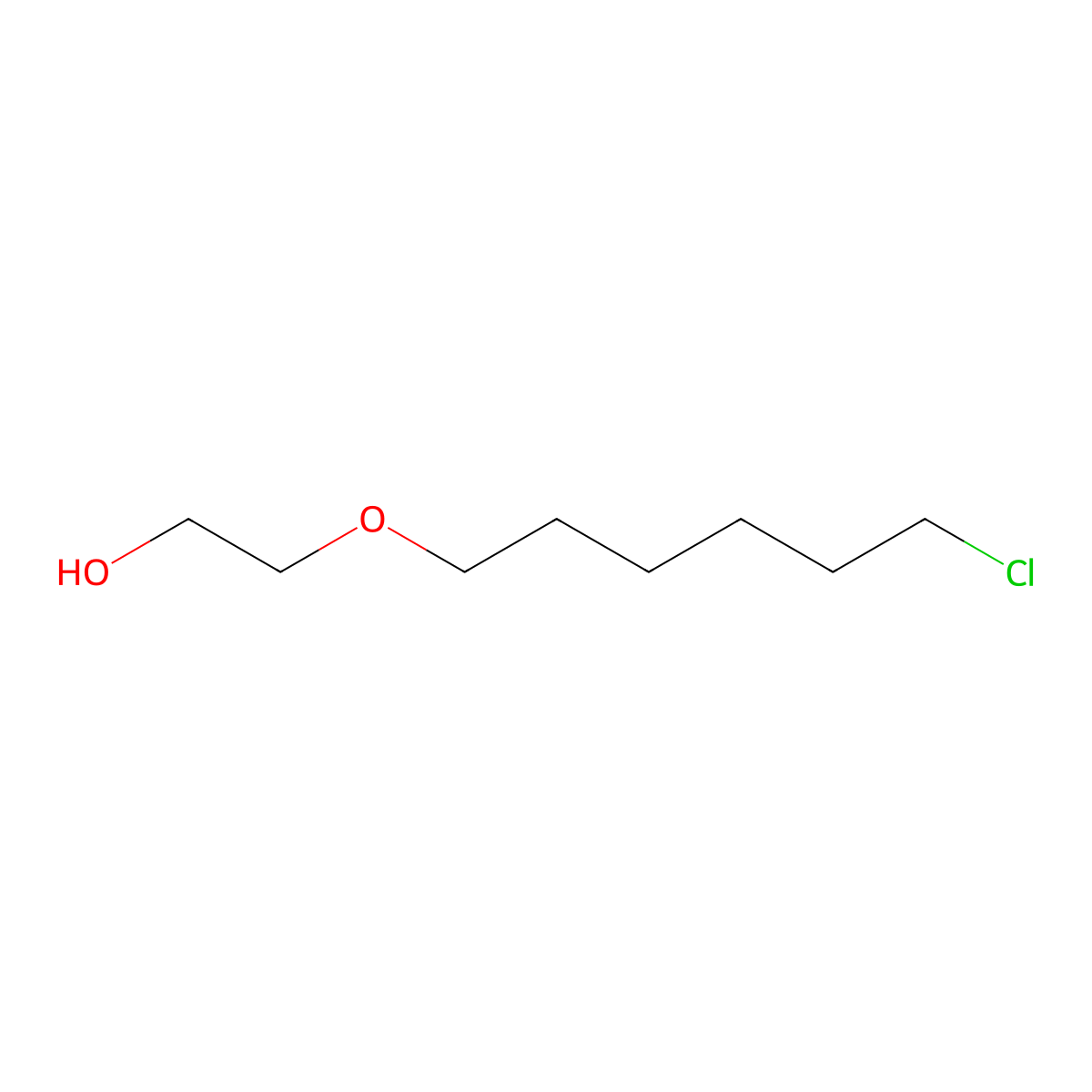2-((6-Chlorohexyl)oxy)ethan-1-ol molecular structure, CAS 856372-61-7