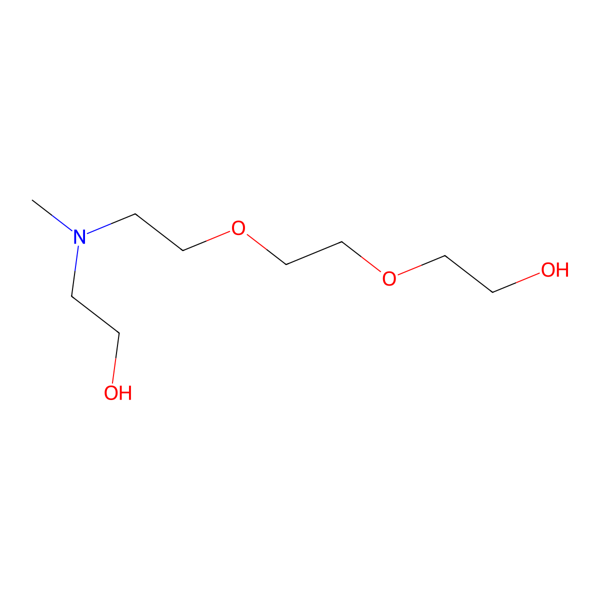 2-({2-[2-(2-Hydroxyethoxy)ethoxy]ethyl}(methyl)amino)ethan-1-ol molecular structure, CAS 856376-32-4