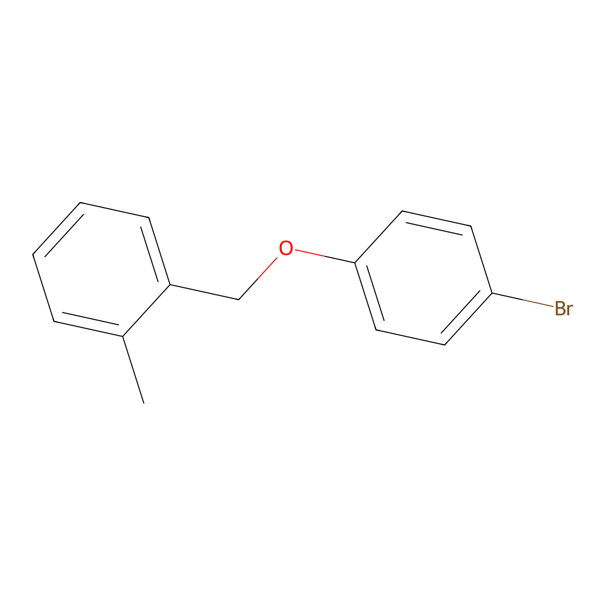 1-((4-Bromophenoxy)methyl)-2-methylbenzene molecular structure, CAS 856381-92-5