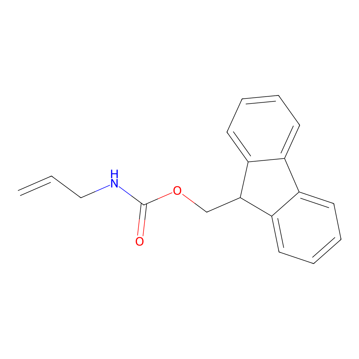 Carbamic acid, N-2-propen-1-yl-, 9H-fluoren-9-ylmethyl ester molecular structure, CAS 856438-23-8