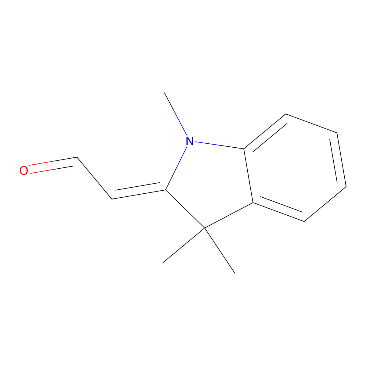 Fischer's aldehyde molecular structure, CAS 85654-15-5