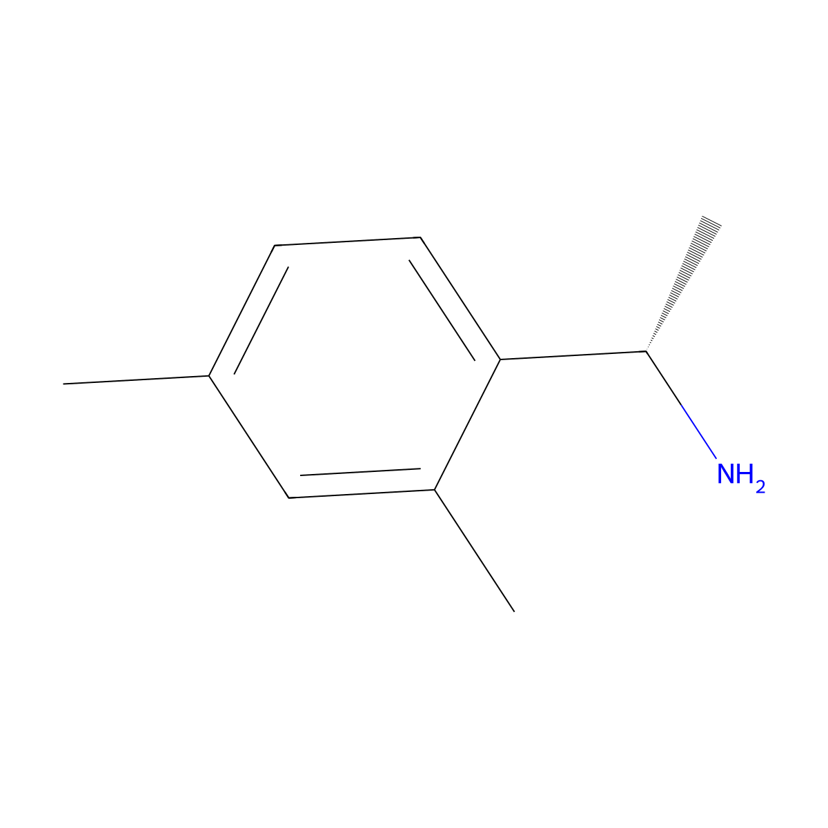 (S)-1-(2,4-Dimethylphenyl)ethanamine molecular structure, CAS 856563-12-7
