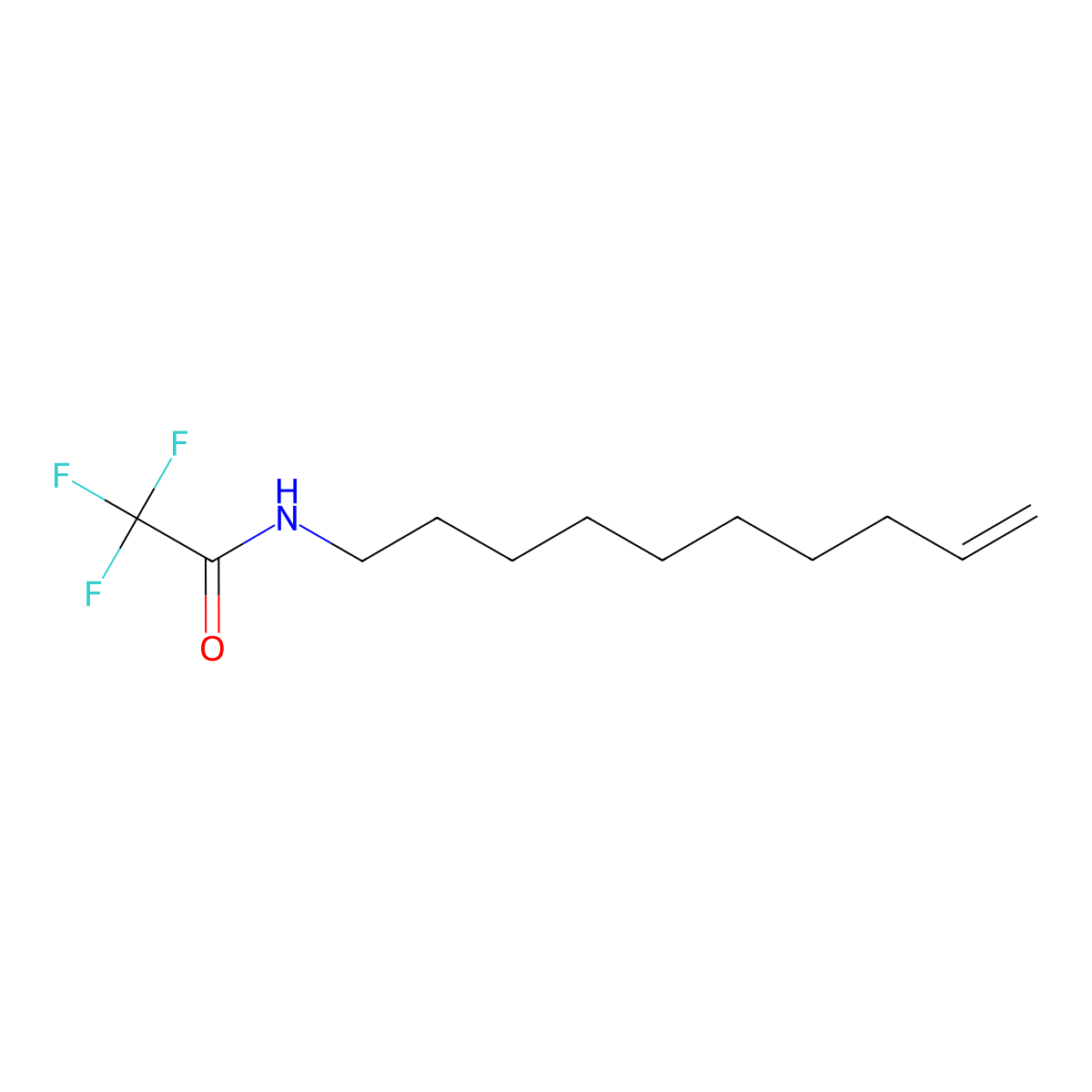 Acetamide, N-9-decenyl-2,2,2-trifluoro- molecular structure, CAS 85657-91-6
