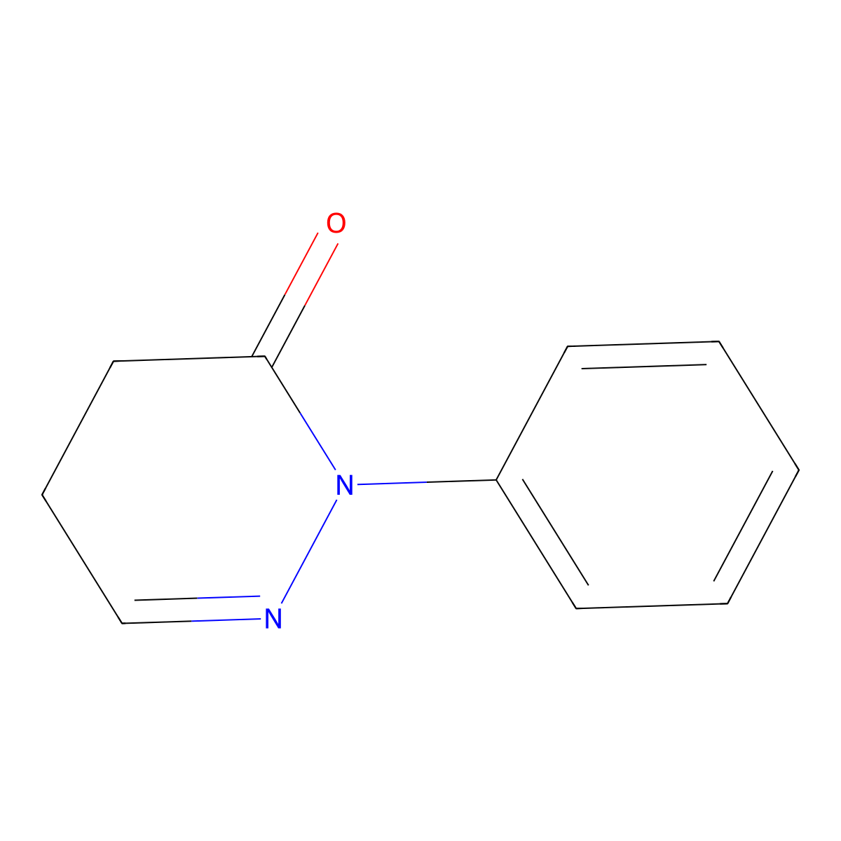 2-Phenyl-4,5-dihydro-3(2h)-pyridazinone molecular structure, CAS 856589-05-4
