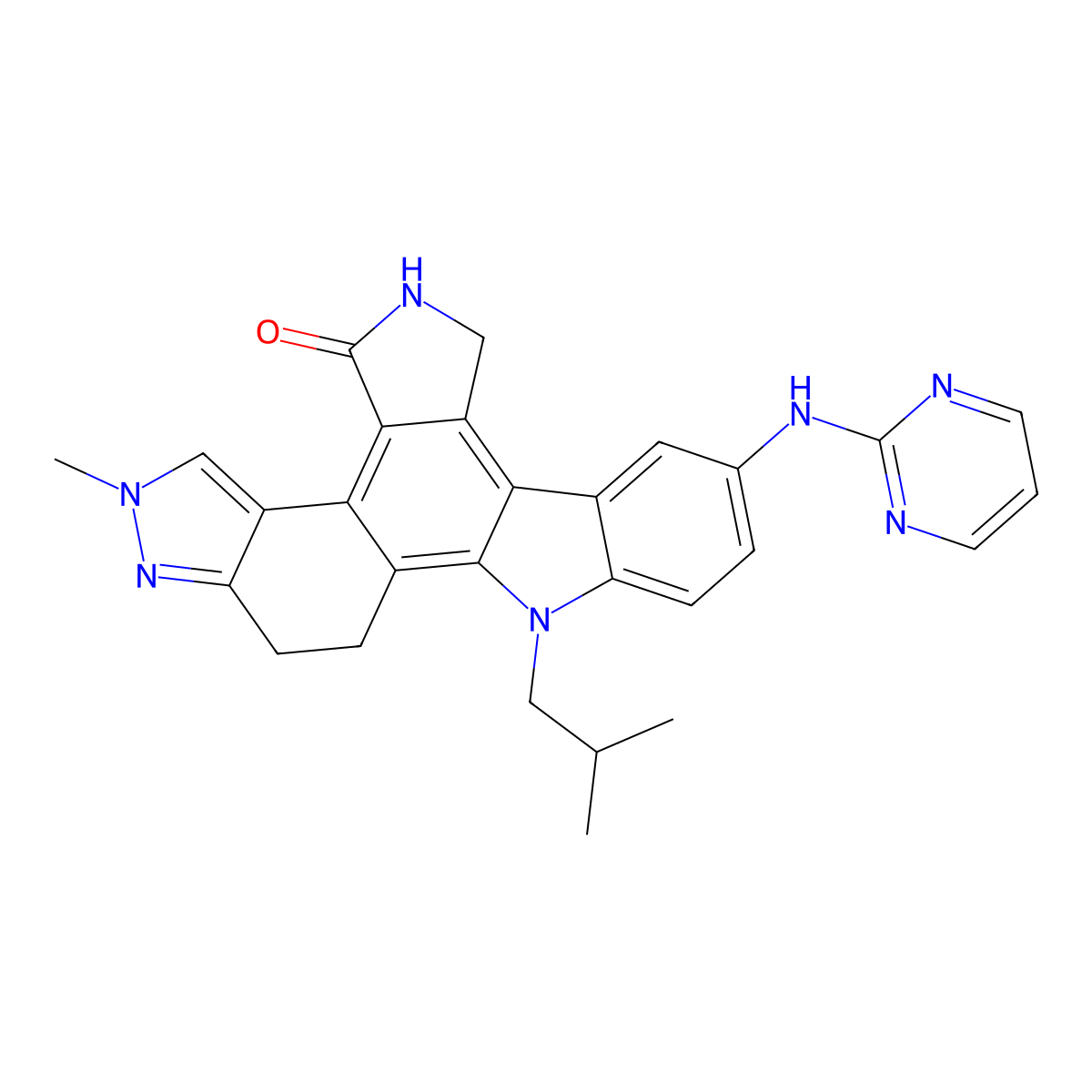Cep-11981 molecular structure, CAS 856691-93-5
