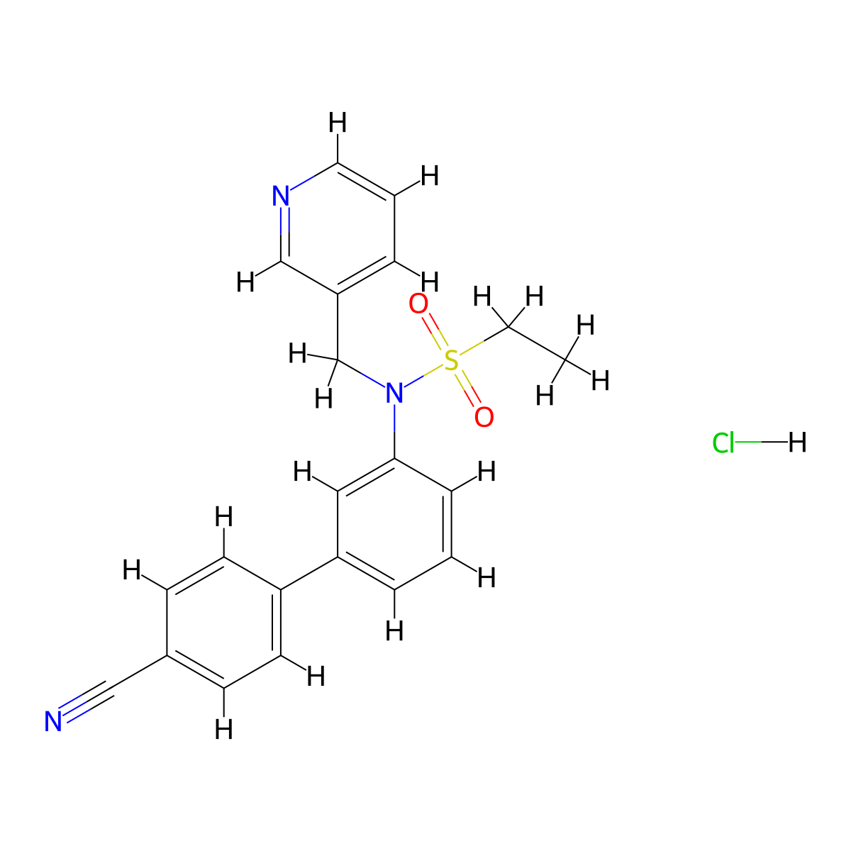 CBiPES hydrochloride molecular structure, CAS 856702-40-4