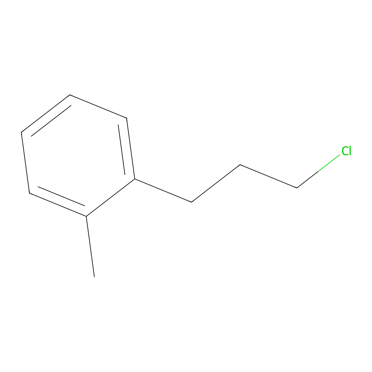 1-(3-Chloropropyl)-2-methylbenzene molecular structure, CAS 85674-67-5