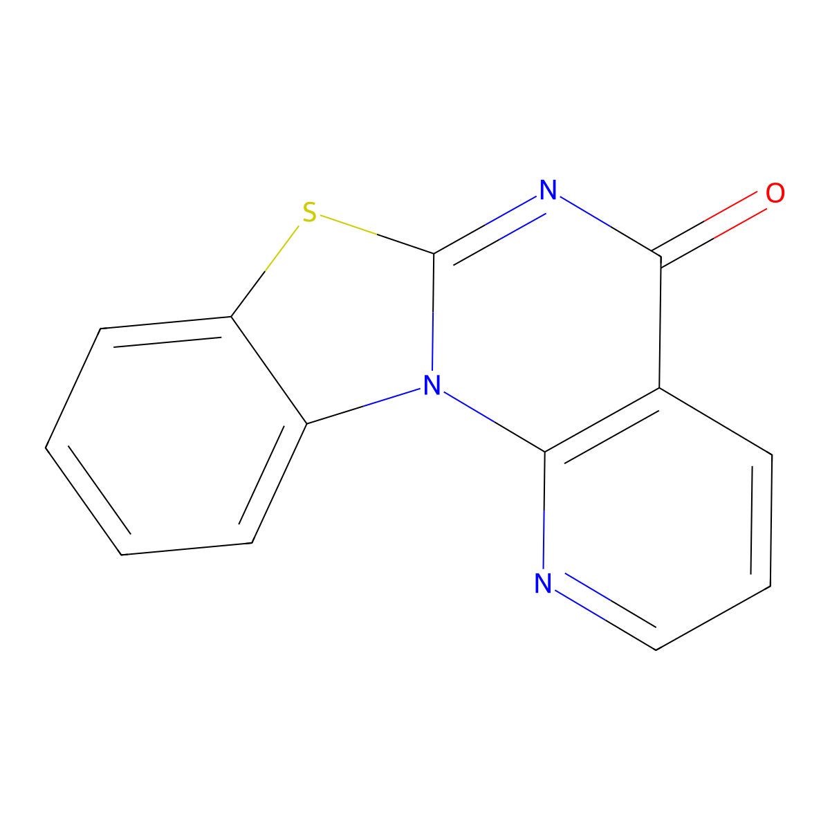11-Thia-1,3,9-triazatetracyclo[8.7.0.02,7.012,17]heptadeca-2(7),3,5,9,12,14,16-heptaen-8-one molecular structure, CAS 85678-80-4