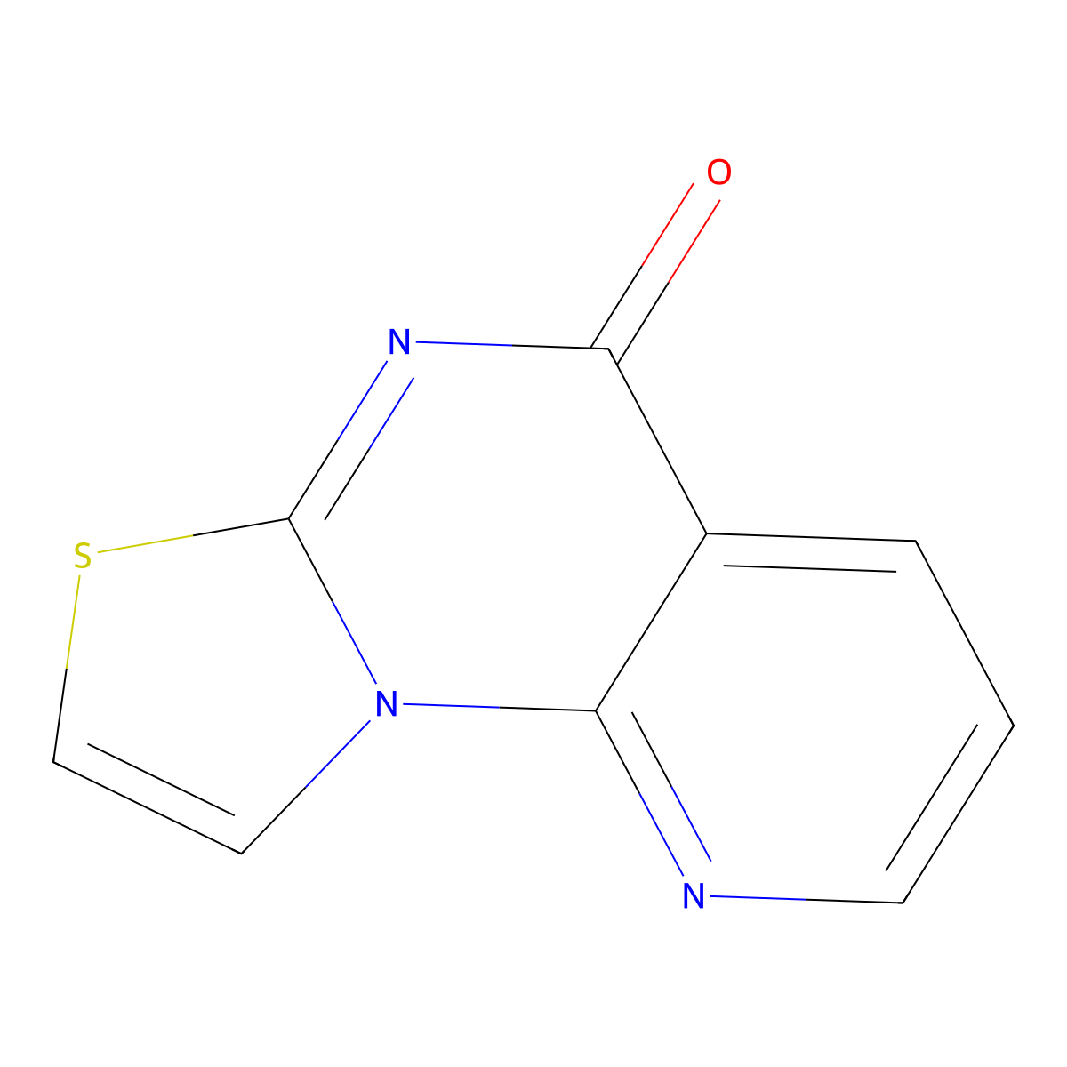 5H-pyrido[3,2-e][1,3]thiazolo[3,2-a]pyrimidin-5-one molecular structure, CAS 85678-83-7