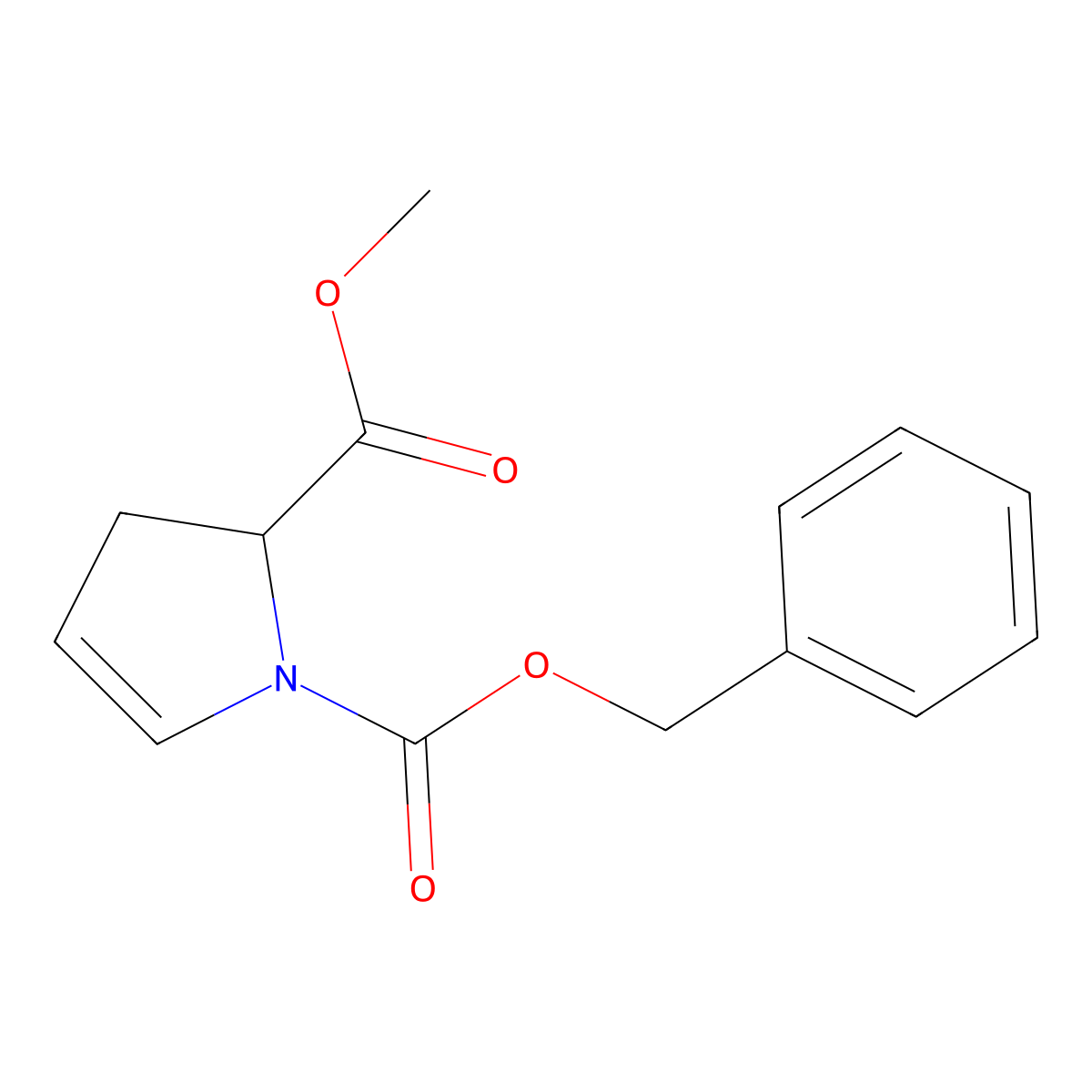 1-Benzyl 2-methyl (2s)-2,3-dihydro-1h-pyrrole-1,2-dicarboxylate molecular structure, CAS 856781-81-2