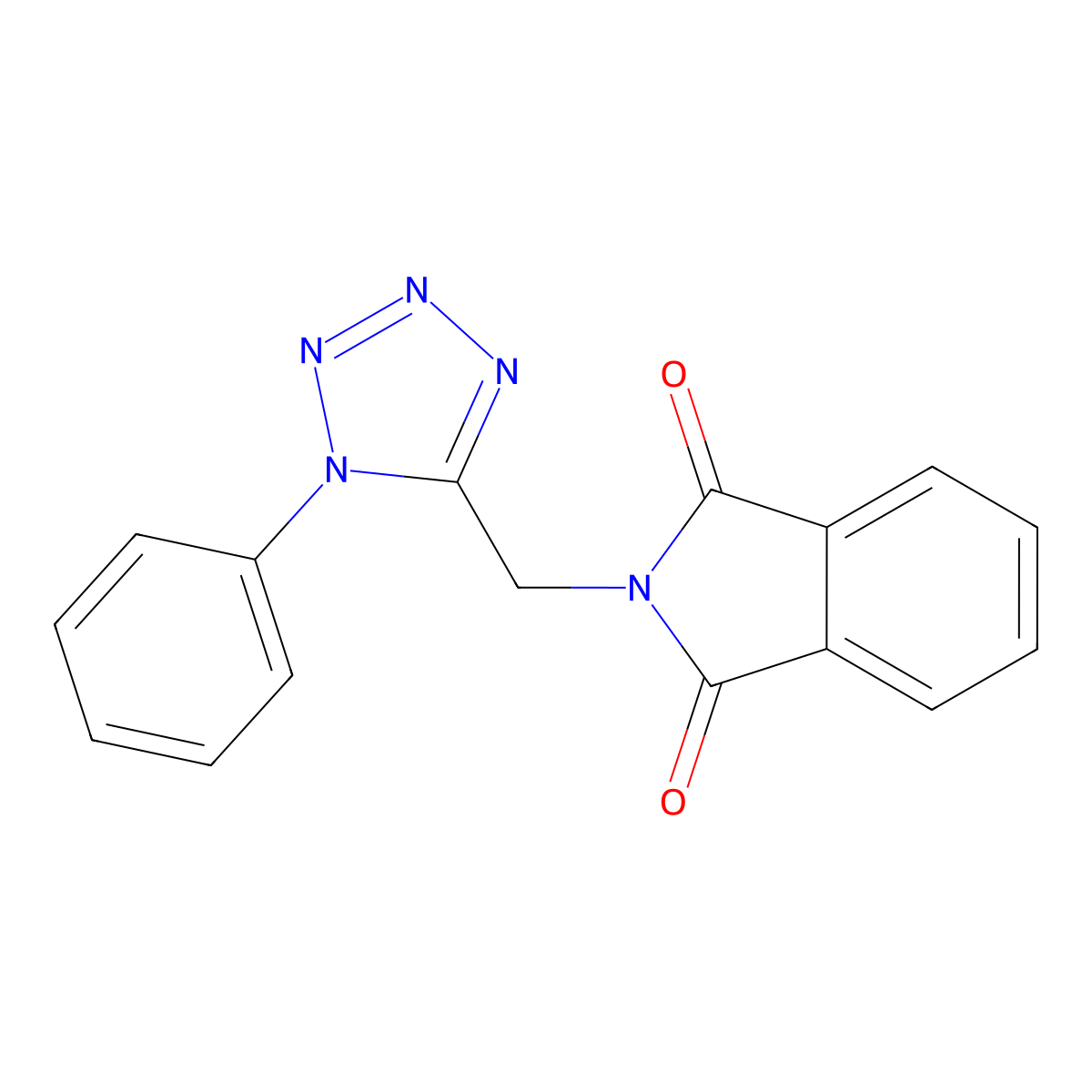 2-[(1-phenyl-1H-tetrazol-5-yl)methyl]-1H-isoindole-1,3(2H)-dione molecular structure, CAS 856830-90-5