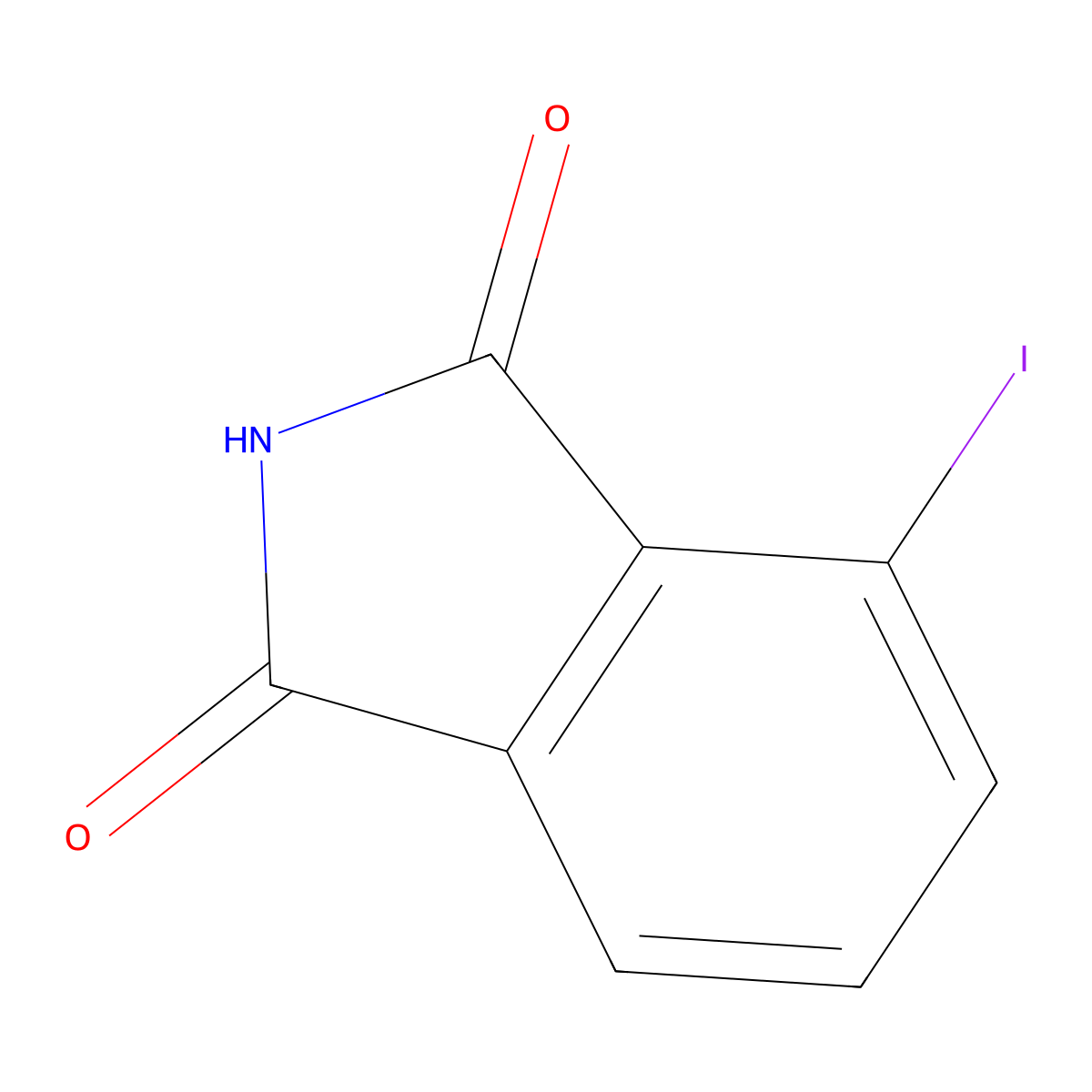 4-iodo-1H-Isoindole-1,3(2H)-dione molecular structure, CAS 856832-08-1